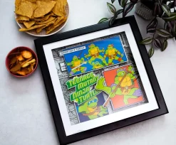 Teenage Mutant Ninja Turtles Wood Frame 3D Shadow Box Wall Art | 14 x 14 Inches
