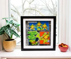 Teenage Mutant Ninja Turtles Wood Frame 3D Shadow Box Wall Art | 14 x 14 Inches