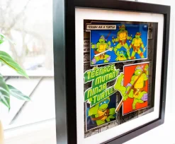 Teenage Mutant Ninja Turtles Wood Frame 3D Shadow Box Wall Art | 14 x 14 Inches