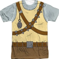 Teenage Mutant Ninja Turtles - Rocksteady Costume (Front & Back)