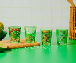 Teenage Mutant Ninja Turtles 2-Ounce Mini Shot Glasses | Set of 4
