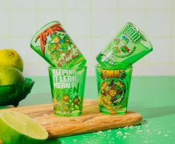 Teenage Mutant Ninja Turtles 2-Ounce Mini Shot Glasses | Set of 4