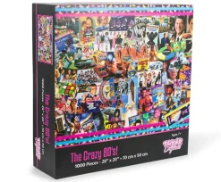 The Crazy 80's! Retro Puzzle For Adults And Kids | 1000 Piece Jigsaw Puzzle