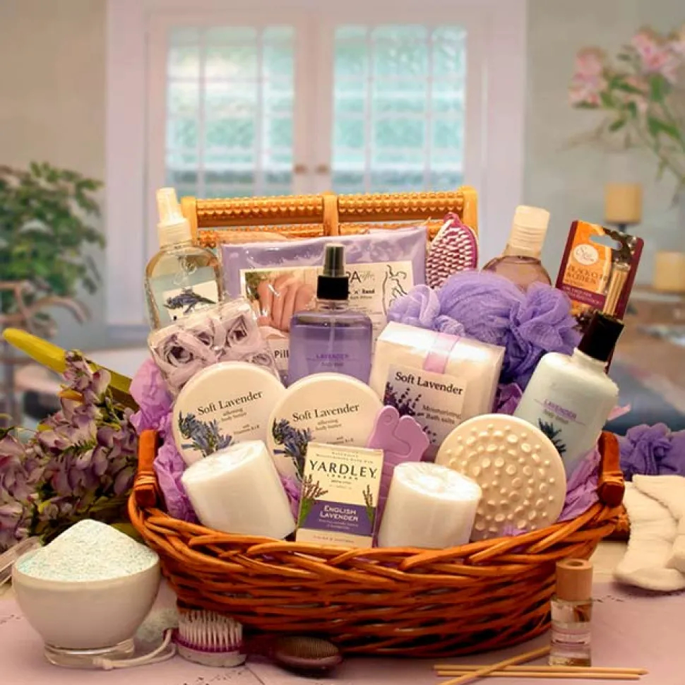 The Essence of Lavender Spa Gift Basket