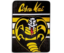The Karate Kid "Cobra Kai" Lightweight Fleece Throw Blanket | 45 x 60 Inches