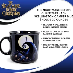 The Nightmare Before Christmas Jack Skellington Camper Mug | Holds 20 Ounces