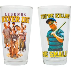 The Sandlot Legends and Smalls 16-Ounce Pint Glasses | Set of 2