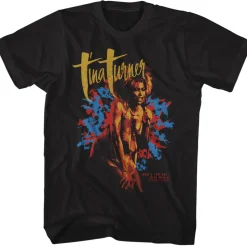 Tina Turner - Paint Splatter Background