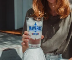 Top Gun Maverick and Iceman 20-Ounce Pint Glasses | Set of 2