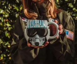 Top Gun: Maverick Iceman Helmet Sculpted Ceramic Mug | Holds 20 Ounces