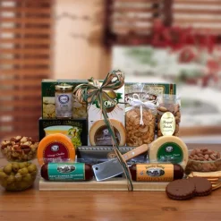 Ultimate Gourmet Nut & Sausage Board