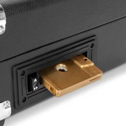 Victrola Journey+ Vinyl Suitcase Record Player with Cassette (Black)