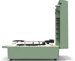 Victrola Re-Spin Sustainable Suitcase Record Player - Basil Green