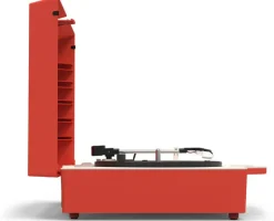 Victrola Re-Spin Sustainable Suitcase Record Player - Red