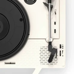 Victrola Re-Spin Sustainable Suitcase Record Player Bluetooth (Gray)