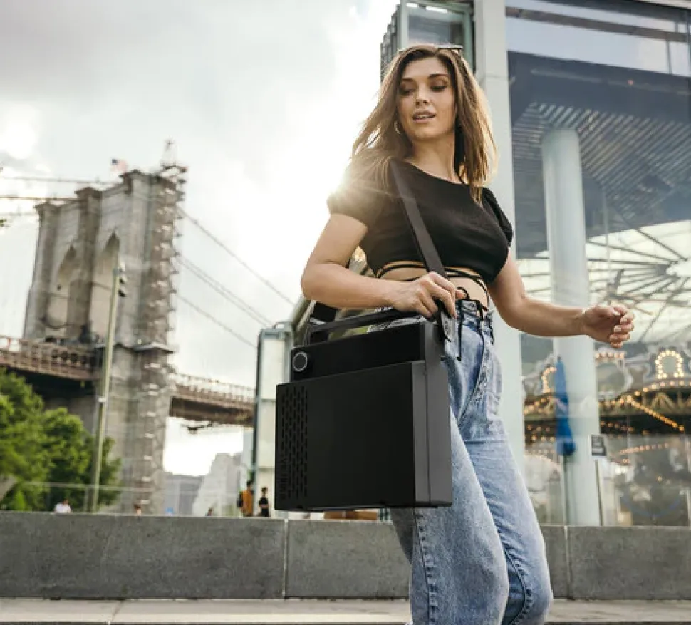 Victrola Revolution GO Bluetooth Portable Record Player (Black)