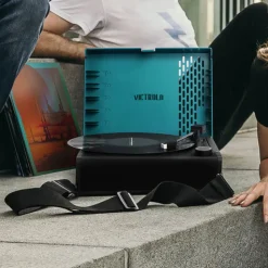 Victrola Revolution GO Portable Record Player: Blue