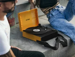 Victrola Revolution GO Portable Record Player: Citrus