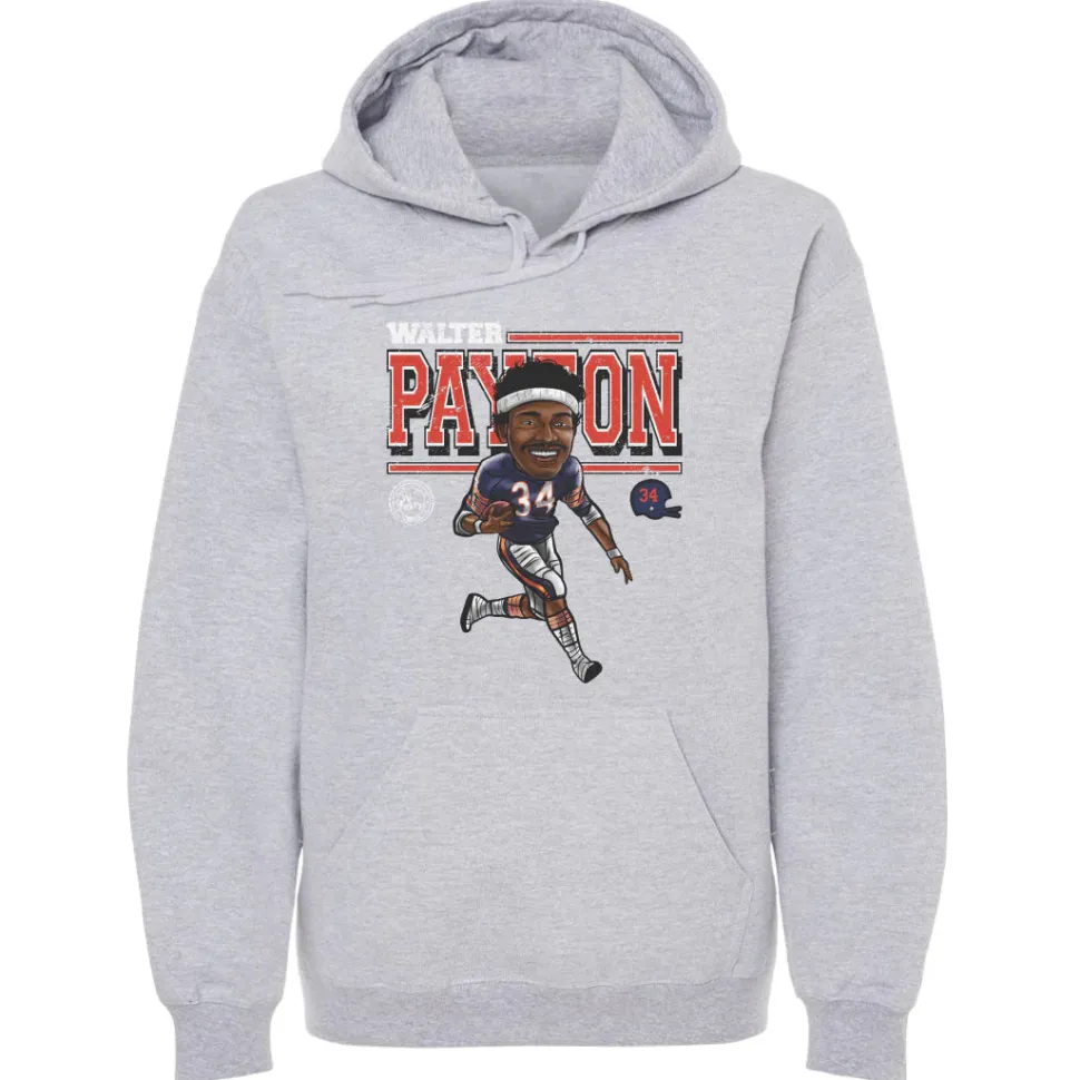 Walter Payton Cartoon WHT