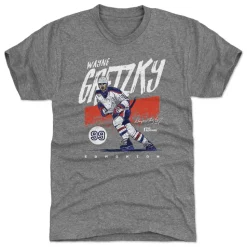 Wayne Gretzky Edmonton Grunge WHT