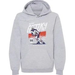 Wayne Gretzky Edmonton Grunge WHT