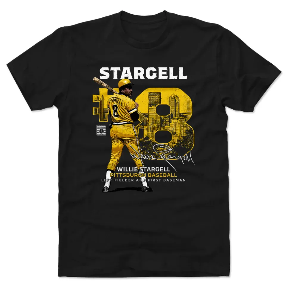 Willie Stargell Throwback Number WHT