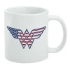 Wonder Woman - American Flag Logo Mug