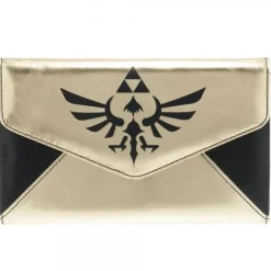 Zelda Logo Gold & Black Envelope Wallet