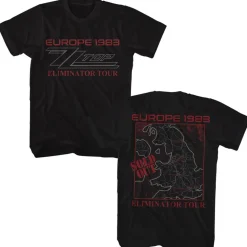 ZZ Top - Eliminator European Tour 1983 (Front & Back)